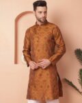 Men Printed Regular Fit Long Kurta