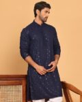 Men Embroidery Long Kurta