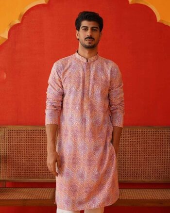 Men Embroidery Long Kurta