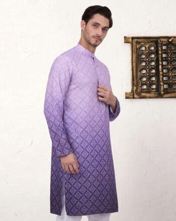 Printed Regular Fit Long Kurta
