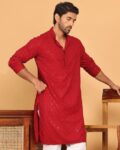 Men Embroidery Long Kurta
