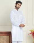 Men Cotton Striped Kurtas