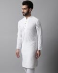 Men Embroidered Regular Fit Long Kurta