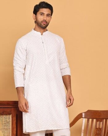 Men Embroidery Long Kurta