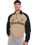 Men Typographic Oversized Fit Polo T-shirt