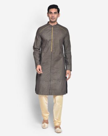 Chevron Print Long Kurta