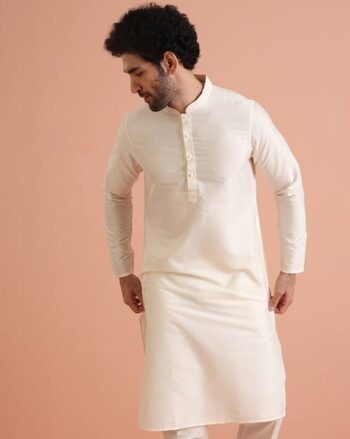 Mandarin Collar Long Kurta