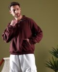 Men Regular Fit Hooded Sweatshirt
