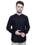 Mandarin-Collar Short Kurta