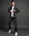Men Mid-Wash Albert Slim Straight Fit Jeans