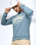 Men Printed Regular Fit Hoodie
