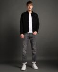 Men Lightly Washed Straight Fit Jeans