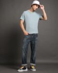 Men Arthur Mid-Wash Straight Fit Jeans
