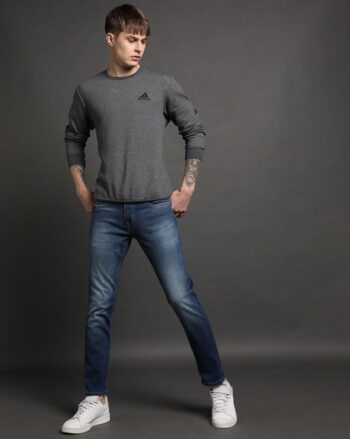 Men Arthur Mid-Wash Straight LC04 Jeans