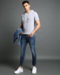 Men Lightly Washed slim Fit Jeans
