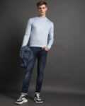 Men Norris Light-Wash Slim Fit Jeans