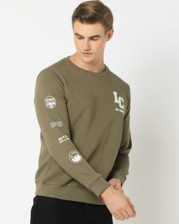 Men Regular Fit Hoodie