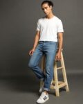 Men 511 Mid-Wash Slim Fit Jeans