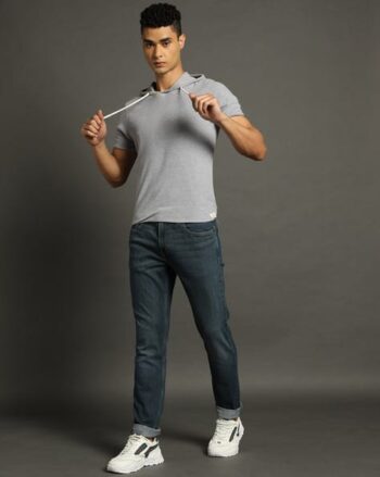 Men 512 Mid-Wash Slim Tapered Fit Jeans