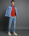 Men 512 Mid-Wash Slim Tapered Fit Jeans