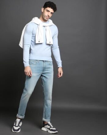 Men 512 Mid-Wash Slim Tapered Fit Jeans