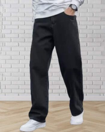 Men Lightly Washed Relaxed Denim Jeans