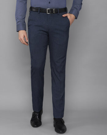 Men Checked Slim Fit Trousers