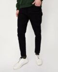 Men Tapered Fit Jeans with 5-Pocket Styling