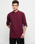 Short Kurta with Patch Pocket