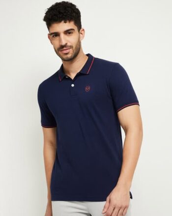 Men Slim Fit Polo T-Shirt