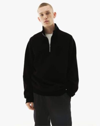 Men Oversized Fit Turtleneck Sweatshirt