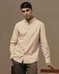 Men Checked Slim Fit Shirt with Spread Collar