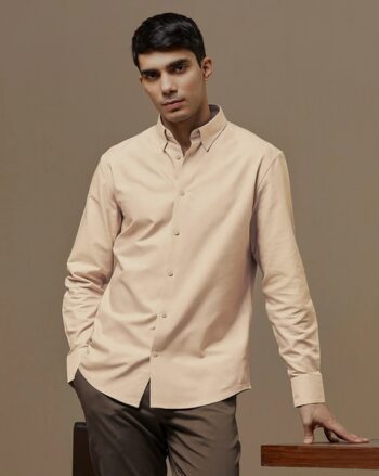 Men Checked Slim Fit Shirt with Spread Collar