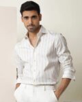 Men Patterned Slim Fit Shirt