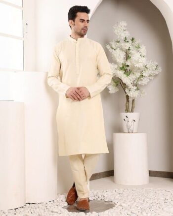 Men Regular Fit Long Kurta