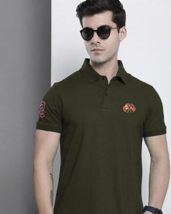 Men Regular Fit Polo T-Shirt