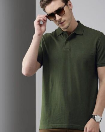 Men Regular Fit Polo T-Shirt