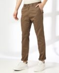 Flat Front Trouser with Drawstring Waist