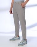 Men Pleated Pants with Insert Pockets