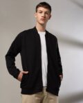 Men Typographic Print Oversized Hoodie