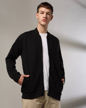 Men Typographic Print Oversized Hoodie