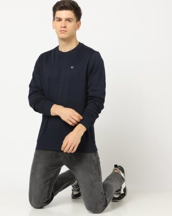 Men Regular Fit Hoodie with Full Sleeves