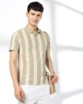 Men Ultimate Striped Slim Fit Polo T-Shirt