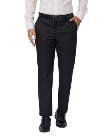Men Regular Fit Chinos with Insert Pockets