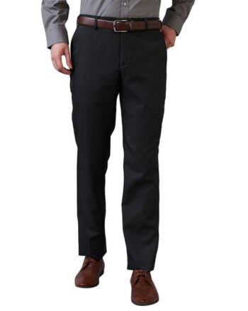 Heathered Slim Fit Flat-Front Chinos