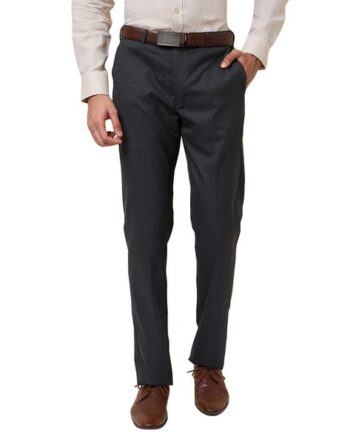 Men Denver Slim Fit Flat-Front Chinos