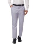 Men Flat-Front Relaxed Fit Trousers