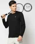 Men Relaxed Fit Crew-Neck T-Shirt with Logo Print