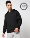 Men Regular Fit Hoodie with Kangaroo Pockets