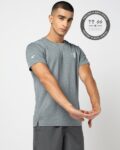 Men Relaxed Fit Crew-Neck Training T-Shirt